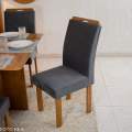 Mesa de Jantar Salina Tampo Londres 120x80 + 4 Cadeiras Parati - Cel Móveis - 1.20m - 6.9/RF 4
