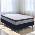 Colchão Queen Talismã D28 + Base Box Simples - DESIGN COLCHÕES/ALTO NÍVEL - 9.8/TD 3
