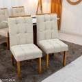 Mesa de Jantar Moscou + 4 Cad Londres - Minasplac - 0.90m - 8.7/RF 4