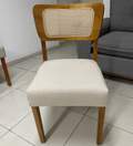 Mesa Sintonia + 4 Cadeiras Alasca - LOPAS + HR MOVELARIA - 1.20m - 1.7/TD 4