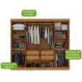 Roupeiro Andara Soft - 8P - Lopas - 2.36m - 9.1/TD 9.4/SR 3
