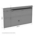Painel Chanel BECHARA p/ Tv até 50"- 1.60m - 2.0/TRA 5