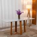 Mesa de Jantar Pedro + 6 Cadeiras Lisboa - Art Assento - 1.60m - 1.7/RF 11
