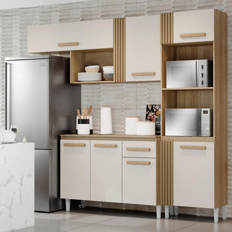 Cozinha Completa Vitória - ARAMÓVEIS - 2.40m - 6.4/TD
