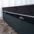 Base Box Baú Solt. Pop Veludo Preto + Colchão Solt. Santé - 37x88x188 - 6.7/RF 4