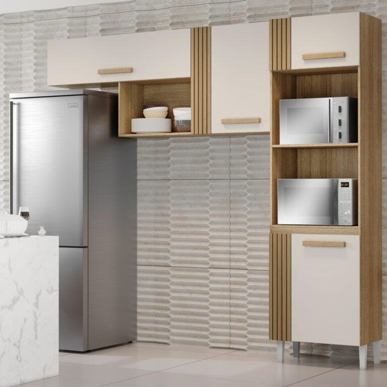 Cozinha 3 Peças Vitória - ARAMÓVEIS - 2.40m - 4.0/TD