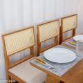 Mesa de Jantar Dubai 160x80 + 6 Cadeira Santorini de telinha - Cel Móveis - 2.3/RF 5