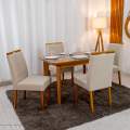 Mesa de Jantar Londrina 120x80 + 4 Cad. Isabela - Rufato/Art Assento - 9.2/RF 1