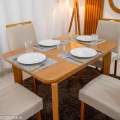 Mesa de Jantar Londrina 120x80 + 4 Cad. Isabela - Rufato/Art Assento - 9.2/RF 3