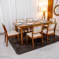 Mesa de Jantar Londrina 180x90 + 6 Cad. Dubai - Rufato/Art Assento - 2.4/RF 3