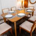 Mesa de Jantar Londrina 180x90 + 6 Cad. Dubai - Rufato/Art Assento - 2.4/RF 2