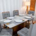 Mesa de Jantar Moscou 160x80 + 6 Cad Londres - Minasplac - 1.3/RF 5