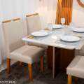Mesa de Jantar Moscou + 4 Cad Atlanta - Minasplac - 120x80cm - 9.1/RF 3