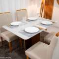 Mesa de Jantar Moscou + 4 Cad Atlanta - Minasplac - 120x80cm - 9.1/RF 5