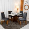 Mesa de Jantar Moscou + 4 Cad Londres - Minasplac - 1.20m 9.1/RF 1