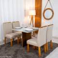 Mesa de Jantar Moscou + 4 Cad Atlanta - Minasplac - 0.90m - 8.7/RF 2