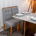 Mesa de Jantar Moscou + 4 Cad Londres - Minasplac - 0.90m - 8.7/RF 14