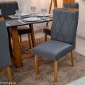 Mesa de Jantar Pedro + 6 Cadeiras Lisboa - Art Assento - 1.60m - 1.7/RF 7