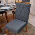 Mesa de Jantar Pedro + 6 Cadeiras Lisboa - Art Assento - 1.60m - 1.7/RF 8