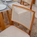 Mesa de Jantar Pedro 90x90 + 4 Cadeiras Dubai - Art Assento - 1.8/RF 5