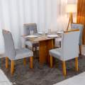 Mesa de Jantar Salina 120x80 + 4 Cad Londres - Minasplac/Cel Móveis - 7.6/RF 6