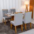 Mesa de Jantar Salina 120x80 + 4 Cad Londres - Minasplac/Cel Móveis - 7.6/RF 7