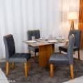 Mesa de Jantar Salina 120x80 + 4 Cad Londres - Minasplac/Cel Móveis - 7.6/RF 2