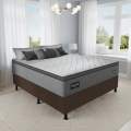 Colchão Casal Texas D28 + Base Box Simples - GAZIN COLCHÕES + ALTO NÍVEL - 1.38m - 1.0/TD 2