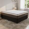 Colchão Casal Rondopremium Plus + Base Box Simples - RONDOMÓVEIS + BIOSTAR - 1.38m - 1.1/TD 1