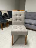 Mesa Redonda Celebrare 100 Amêndoa Clean/Off White com 4 Cadeiras Sophia Veludo - LOPAS + WM DECOR - 1.00m - 1.0/TD 7