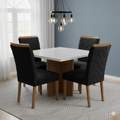 Mesa Salinas 120 + 4 Cadeiras Safira - AVALON DECOR + WM DECOR  - 8.5/TD 9