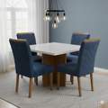 Mesa Salinas 120 + 4 Cadeiras Safira - AVALON DECOR + WM DECOR  - 8.5/TD 1