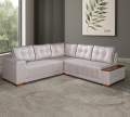 Estofado Sofa de Canto Ouro Fino - Lufer - 2.36m - 1.7/PR 1