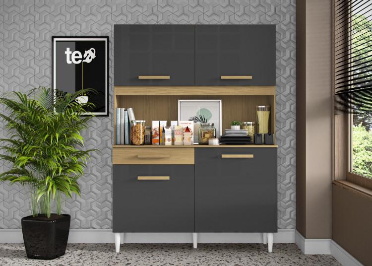 Kit Cozinha Aramoveis 1210 - 4P 1G - 1,21m - 3.4/SR