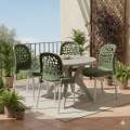 Mesa Deluxe 90 com 4 Cadeiras Deluxe - FORTE PLÁSTICO - 0.90m - 6.3/TD 4