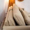 Sofá Retrátil Amaranto Premium 2.30m - Veludo Bege - 2.30m - 1.9/RF 15