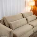 Sofá Retrátil Amaranto Premium 2.30m - Veludo Bege - 2.30m - 1.9/RF 9