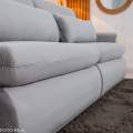 Sofá Retrátil Amaranto Premium 2.30m - Veludo Bege - 2.30m - 1.9/RF 17