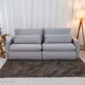 Sofá Retrátil Amaranto Premium 2.30m - Veludo Bege - 2.30m - 1.9/RF 23