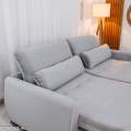 Sofá Retrátil Amaranto Premium 2.30m - Veludo Bege - 2.30m - 1.9/RF 22