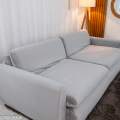 Sofá Retrátil Amaranto Premium 2.30m - Veludo Bege - 2.30m - 1.9/RF 21