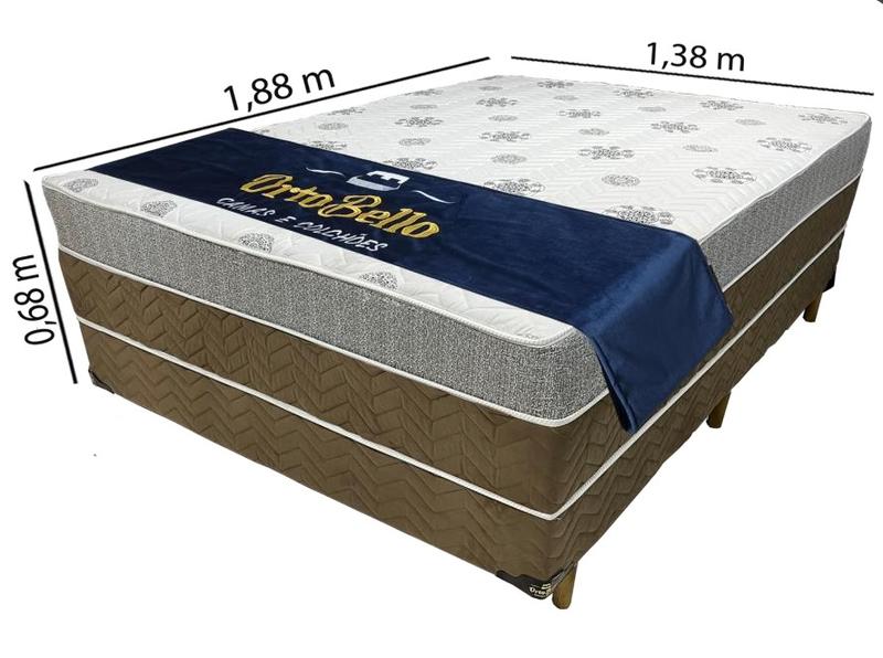 Cama Box Cônjugada Casal D33 Molas Ensacadas - Ortobello