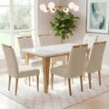 Mesa Kota/Dakota 160x90 + 6 Cadeiras Sophia - VIERO MOVEIS + WM DECOR - 1.4/TD 1