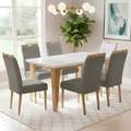 Mesa Kota/Dakota 160x90 + 6 Cadeiras Sophia - VIERO MOVEIS + WM DECOR - 1.4/TD 2