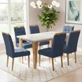 Mesa Kota/Dakota 160x90 + 6 Cadeiras Sophia - VIERO MOVEIS + WM DECOR - 1.4/TD 3