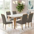 Mesa Kota/Dakota 160x90 + 6 Cadeiras Sophia - VIERO MOVEIS + WM DECOR - 1.4/TD 5