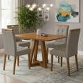 Mesa Alva ME02 120x80 + 4 Cadeiras Sophia - KAPPESBERG + WM DECOR - 7.9/TD 5