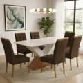 Mesa Amora BA35 160x90 + 6 Cadeiras Sophia - KAPPESBERG + WM DECOR - 1.51/TD 4