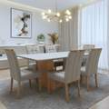 Mesa Apogeu (Tampo Maxi) 170x90 + 6 Cadeiras Sophia - MOVEIS LOPAS + WM DECOR - 1.6/TD 2