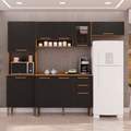 Cozinha New Valencia (Vidro Fume) - 2.48m - Salletto - 8.2/TD 3